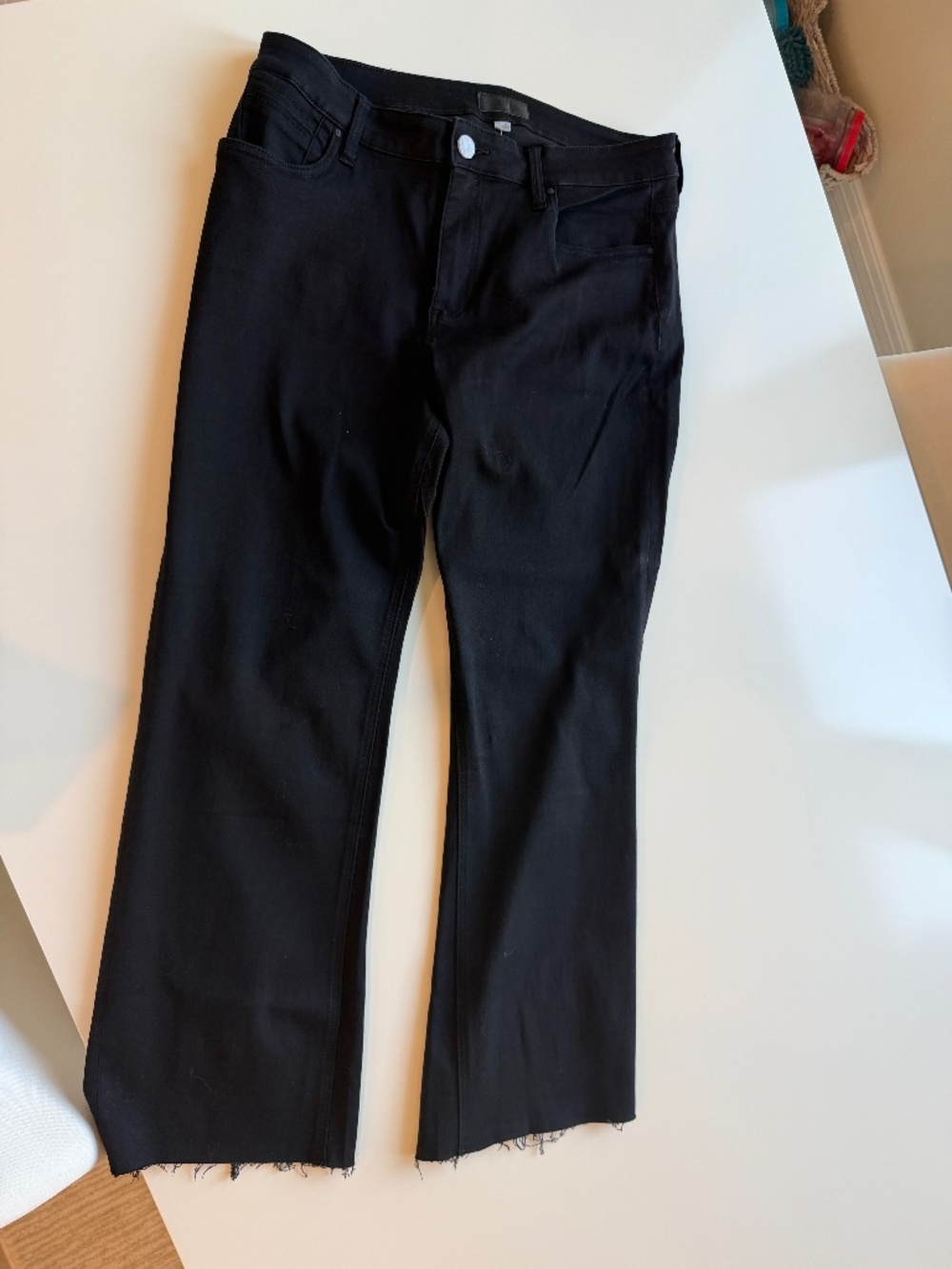 Kut from the Kloth, Kelsey Raw Hem, Black, Women's 12, NWT